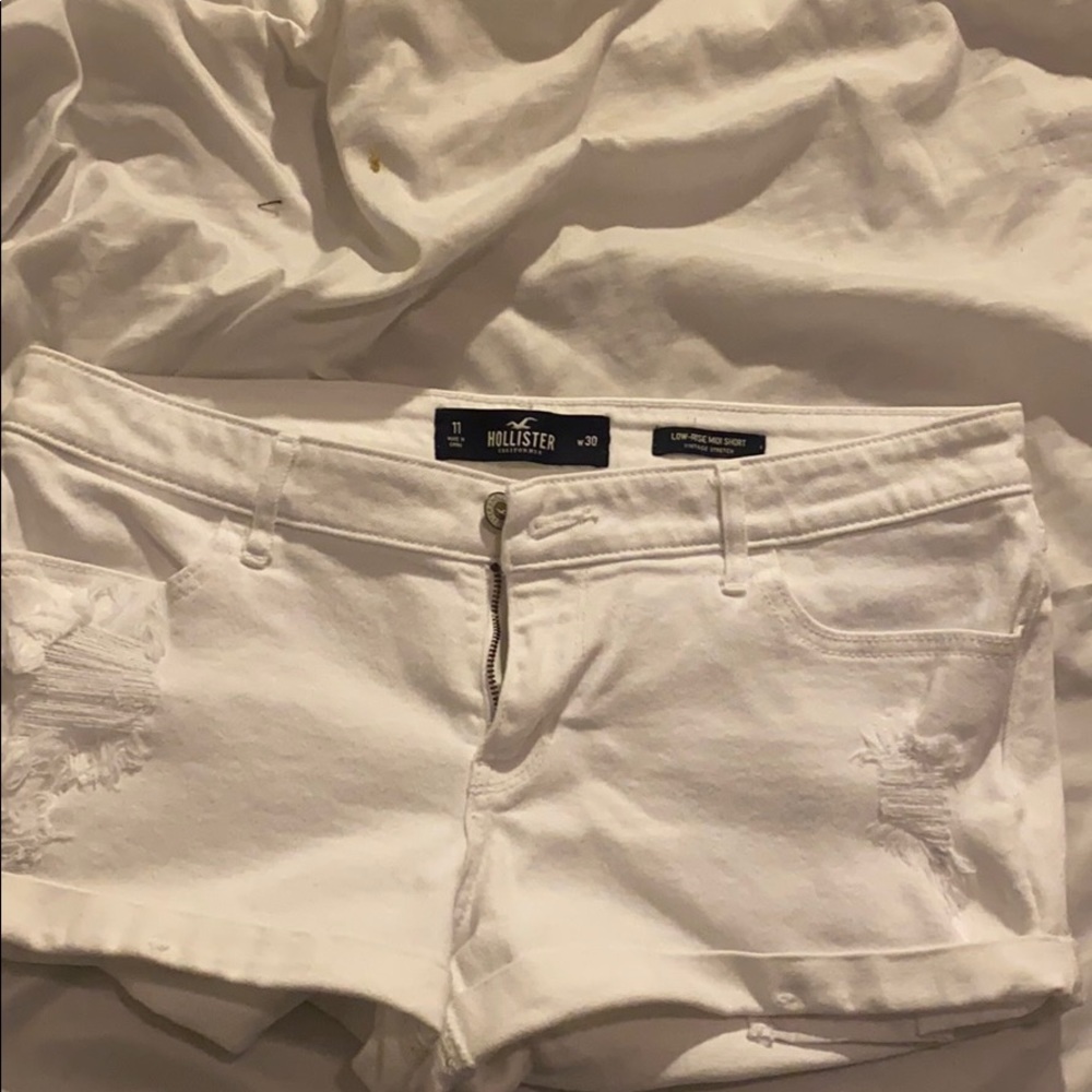 White Hollister Shorts